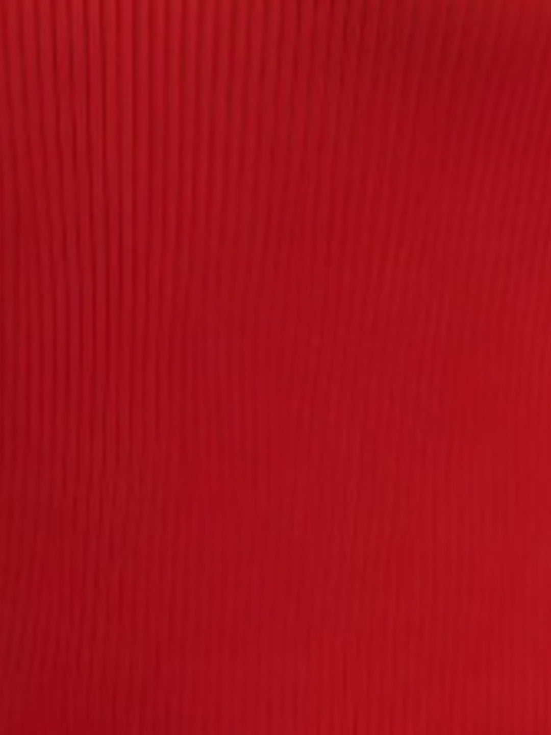 Women Ribbed High Neck Sleeveless Crop Top – Red