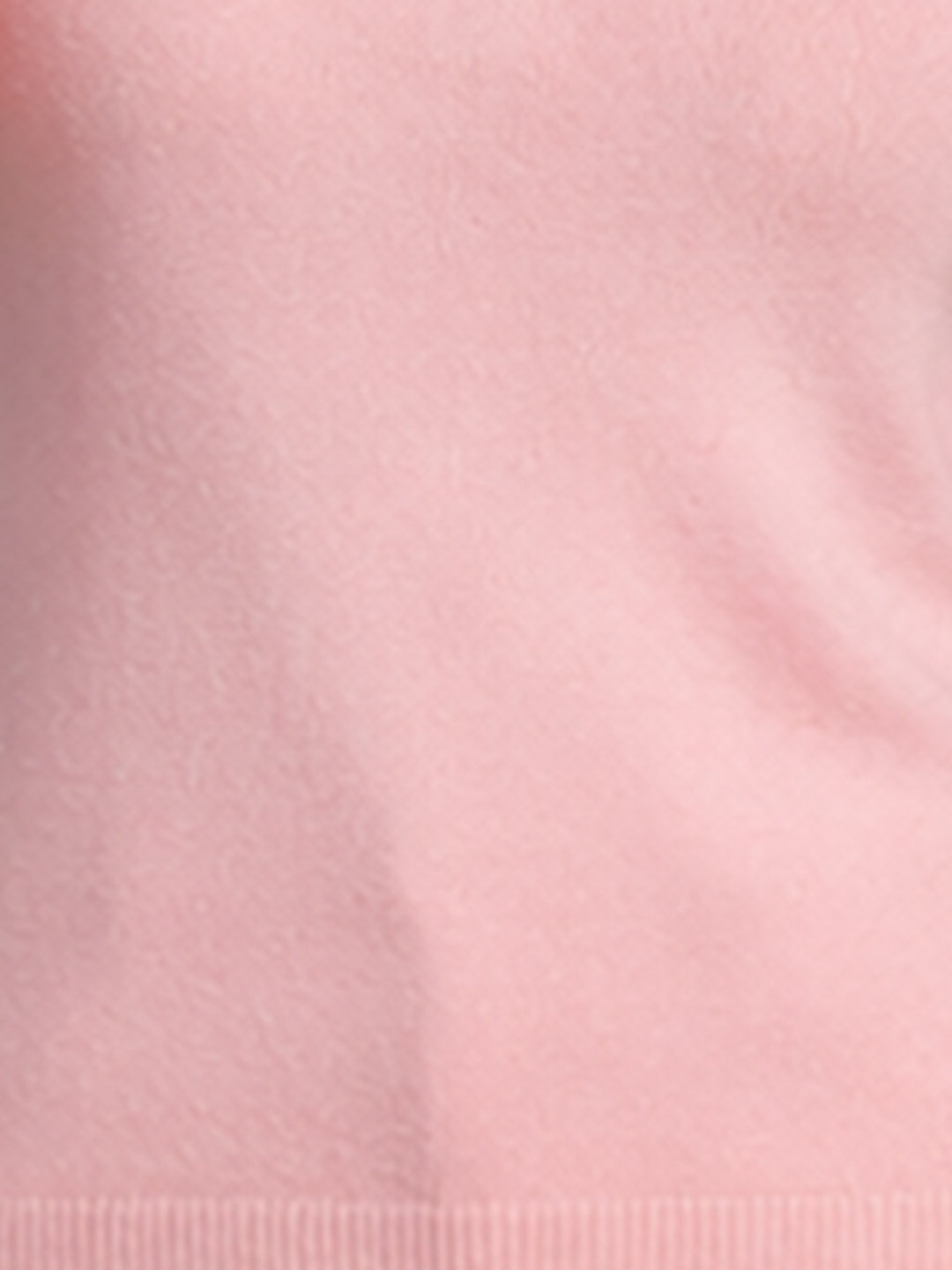 Women Cotton Ribbed Scoop Neck Half Sleeve Top Pink