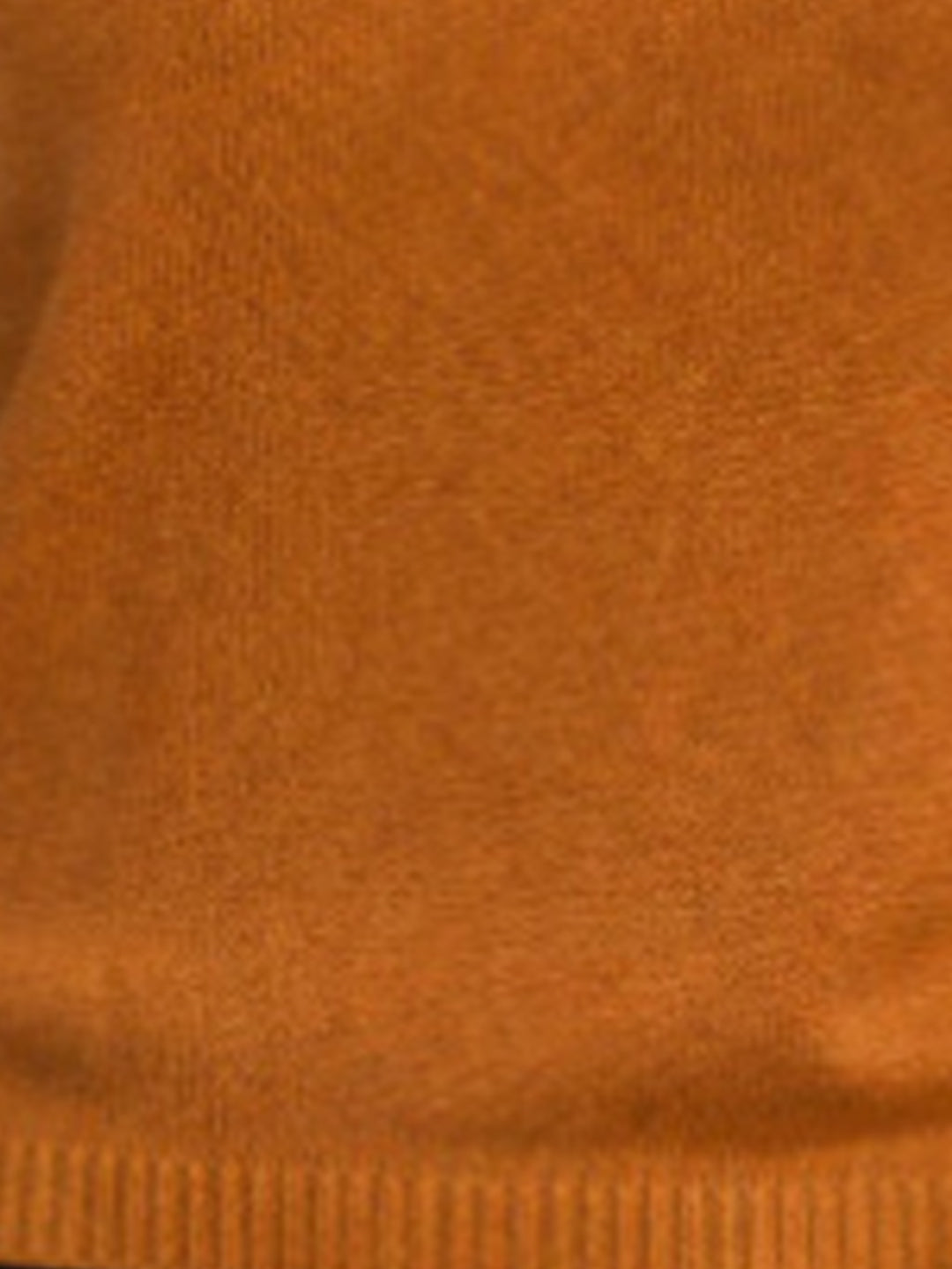 Women Solid Polo Collar Short Sleeve T-Shirt – Rust