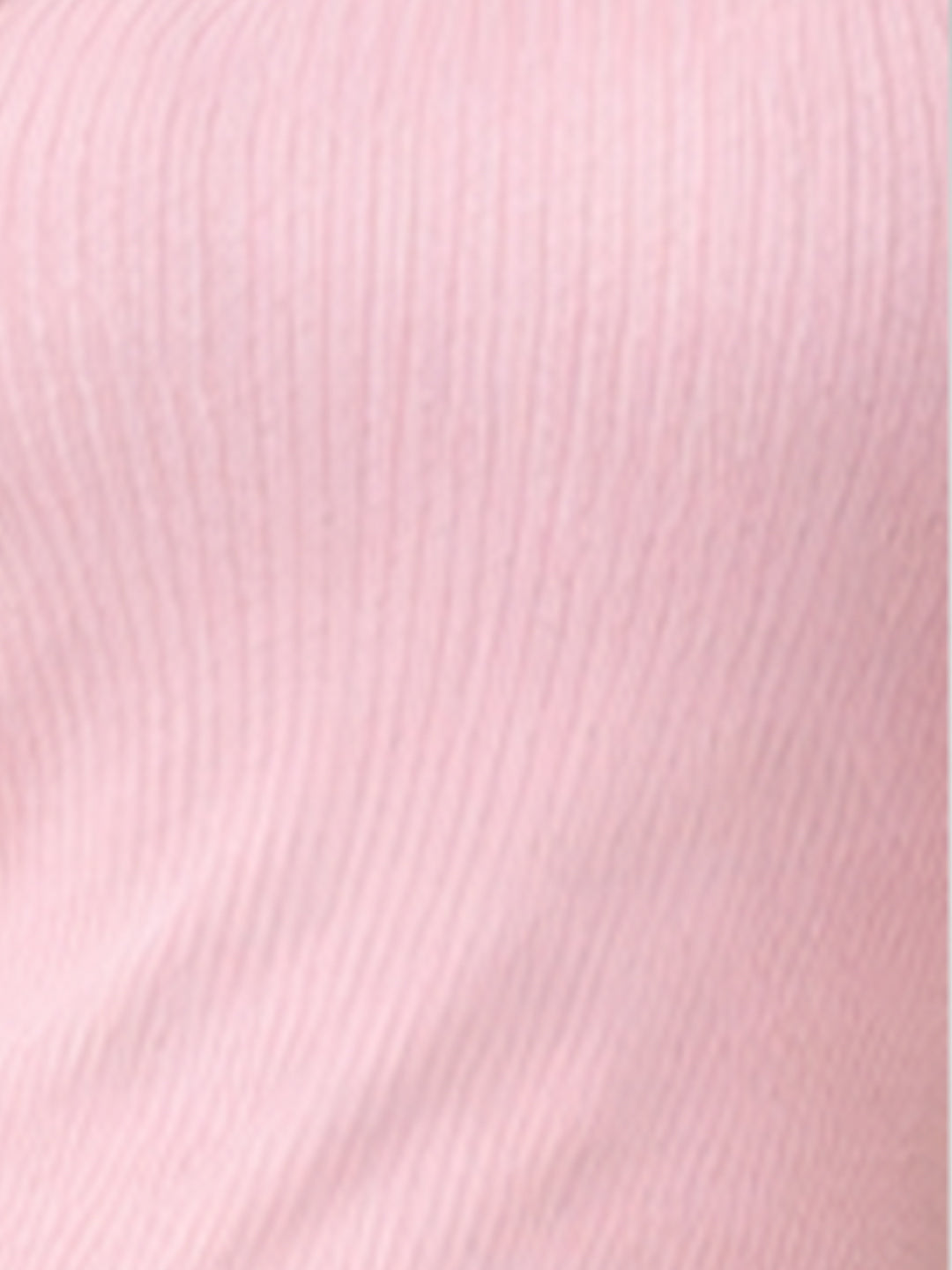 Women Ribbed High Neck Sleeveless Crop Top – Pink