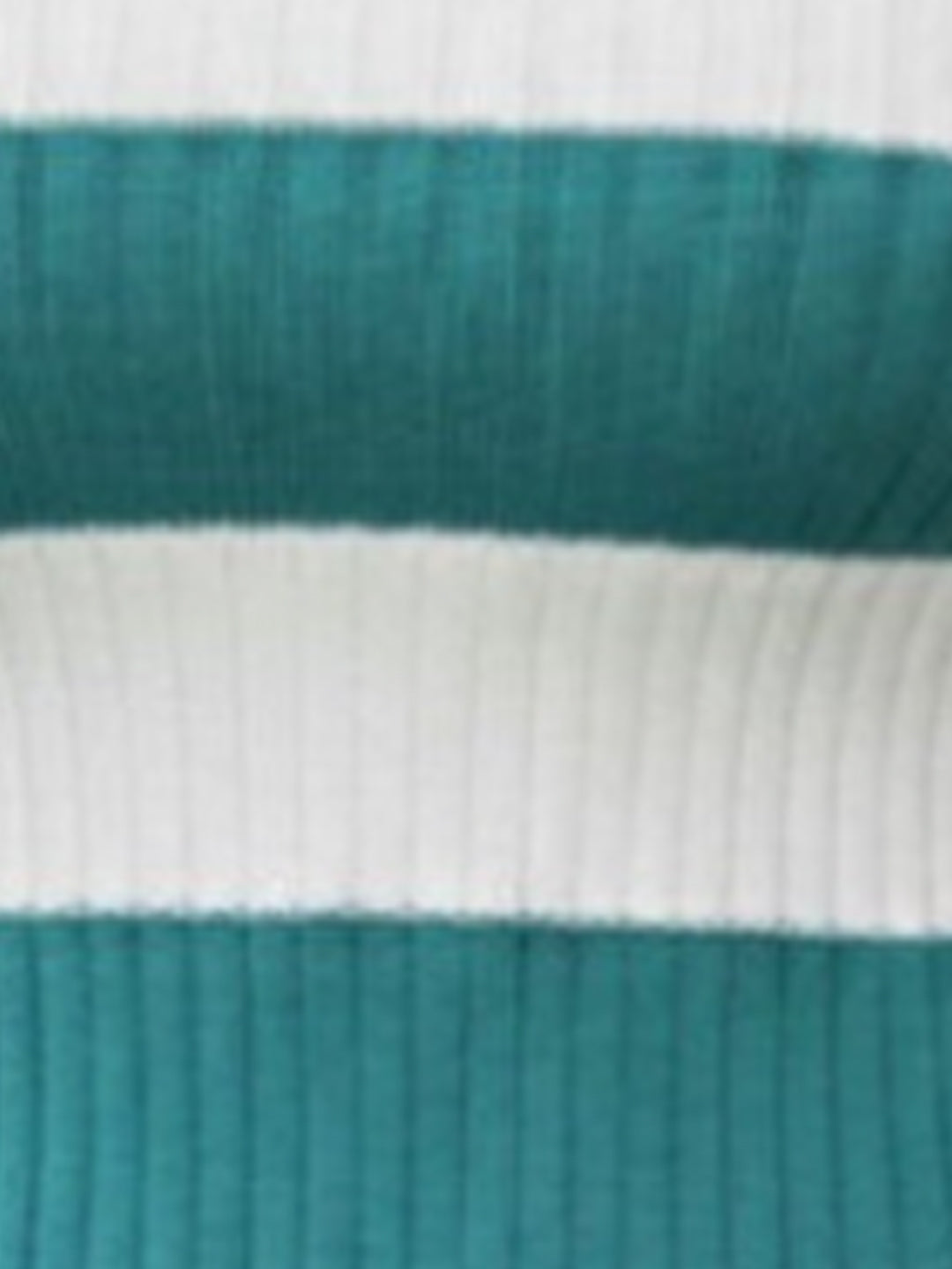 Women Cotton Ribbed Colorblock Sleeveless Crop Top – Teal